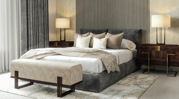 Visualisation of interior (bedroom)